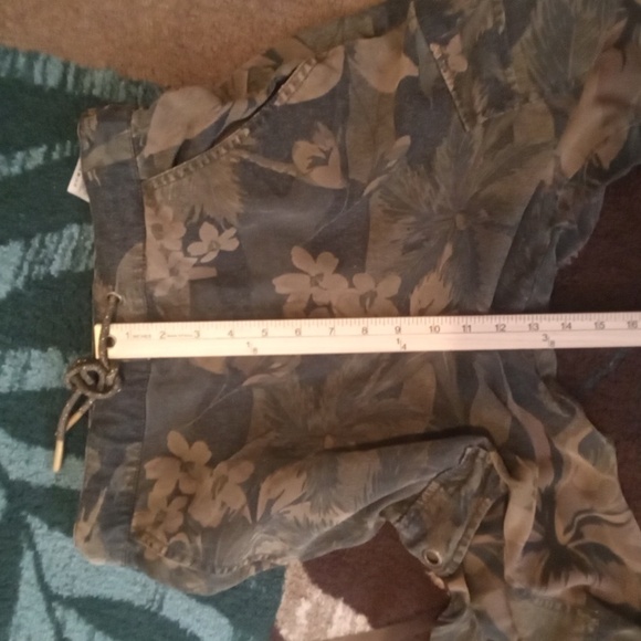 Desigual Malala Camoflowers Womens Jogger Pants Cargo Military Size Medium - Picture 8 of 11